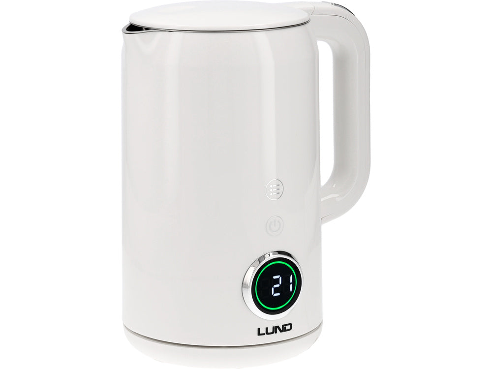 ELEKTROMOS VÍZFORRALÓ 1,7L, LUND 68223 HŐMÉRSÉKLET-SZABÁLYOZÓ, FEHÉR 