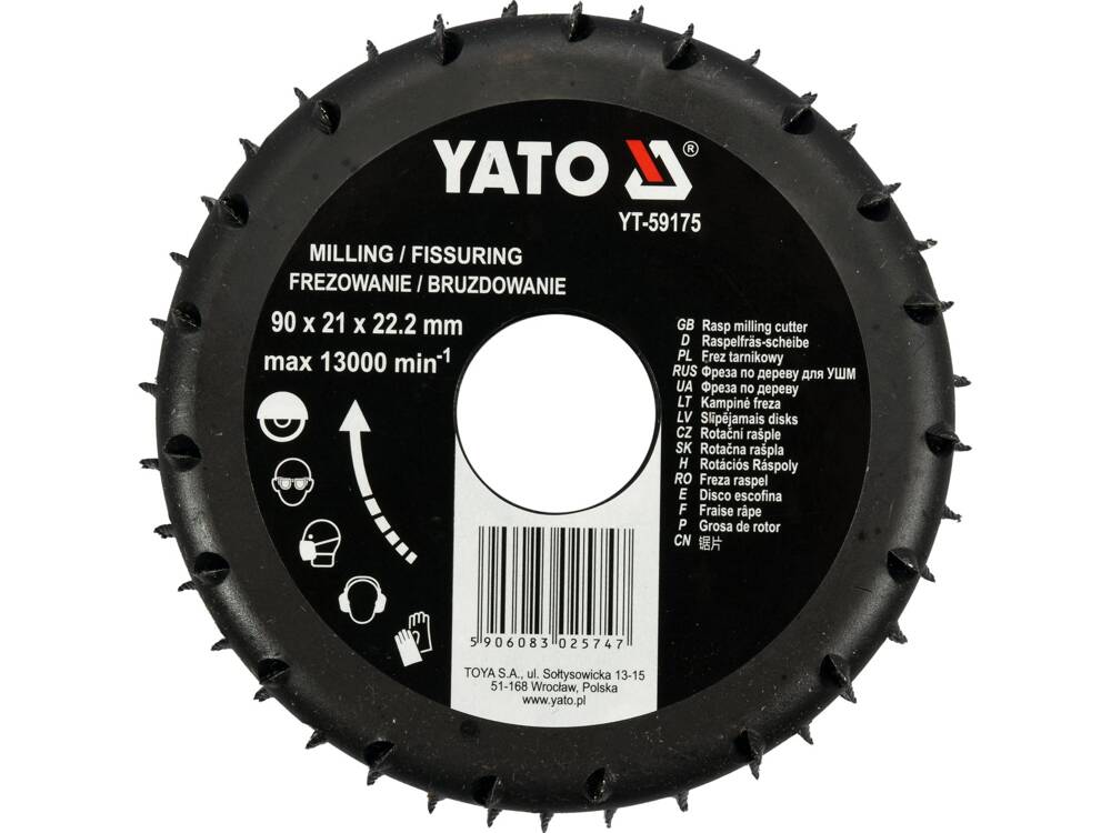 RASPEL 90X21X22,2MM YATO YT-59175 