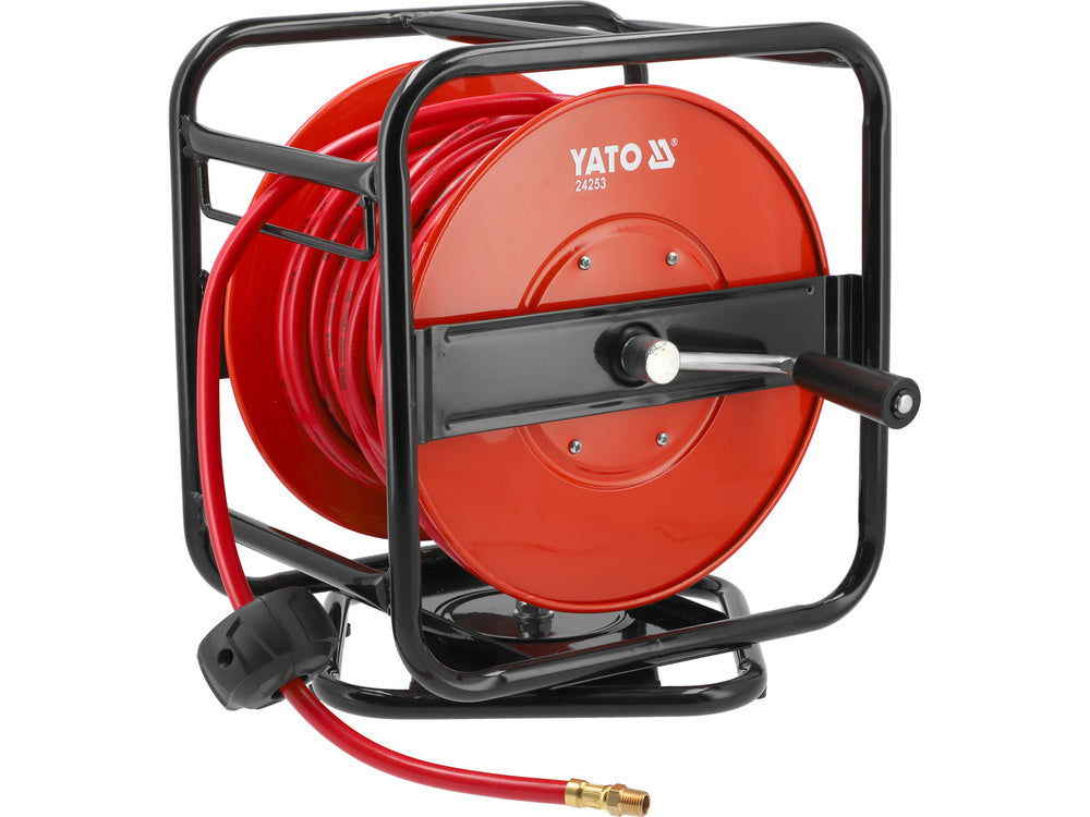 FURTUN AER COMPRIMAT YATO YT-24253 30M, SUPORT METALIC