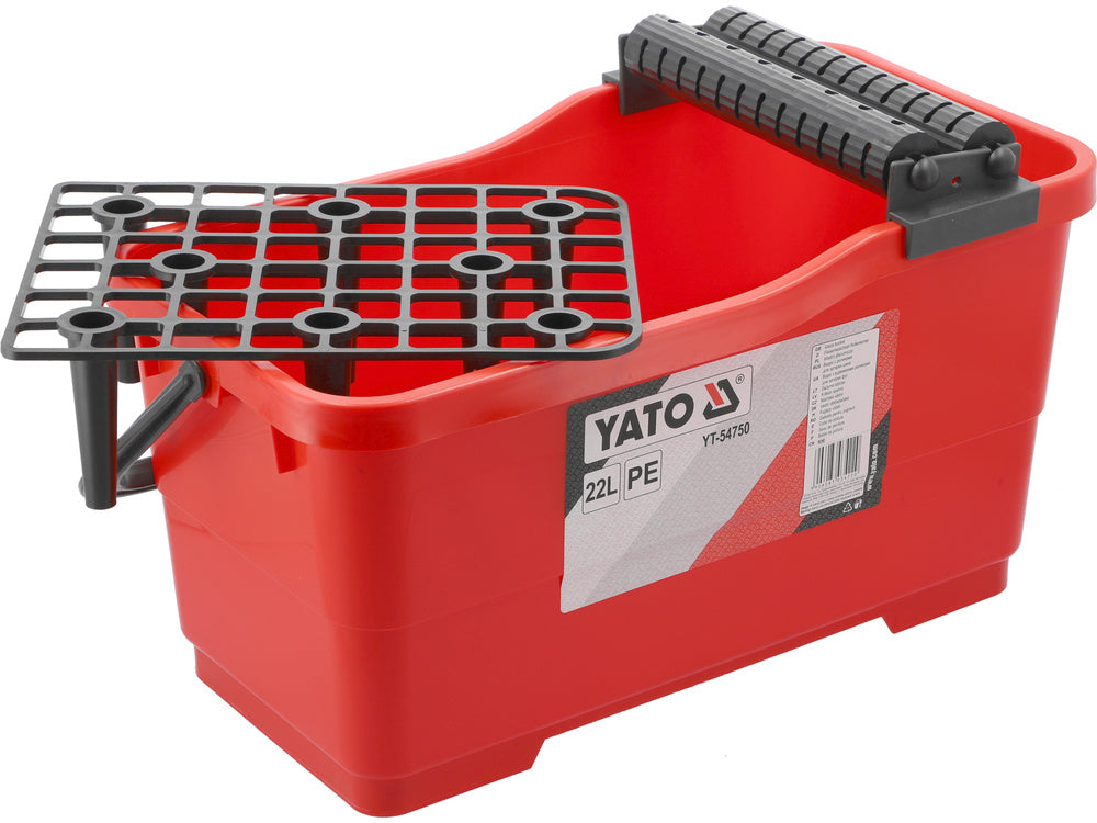FELÚJÍTÓ VÖDÖR YATO YT-54750 GYÜMÖLCSFORÍTÓVAL ÉS GRILLEL, 22L 