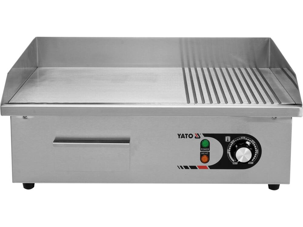 GRILL YATO YG-04586 SIMA FELÜLET 2/3-ADÁN ÉS CSÍKOS FELÜLET 1/3-ADÁN 
