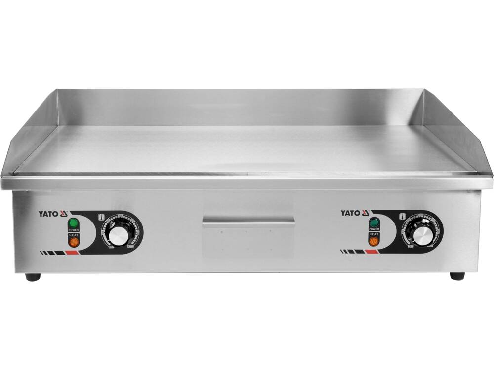 ELEKTROMOS GRILL YATO YG-04588 SIMA FELÜLETTEL, 2X2,2KW, 735X420MM 