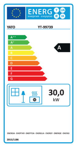 YATO YT-99739 Dízel/Petróleum 30KW-os fűtőberendezés 