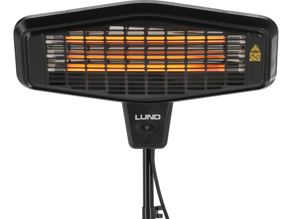 LUND 68793 INFRAVÖRÖS FŰTŐ ÁLLÍTHATÓ ÁLLVÁNYNAL, 2000 W 