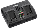 18 V-os kettős töltő YATO YT-828501 (2,4-4,5 A) 