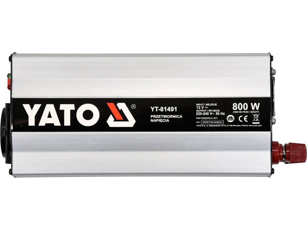 FESZÜLTSÉG-INVERTER, 800W YATO YT-81491 
