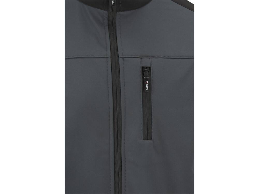 SOFTSHELL KABÁT, SZÜRKE/FEKETE, YATO YT-79545 XXXL 