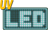 SZEMÜVEG ÉS YATO KÉSZLET YT-08582 UV LED ZSEBLÁMPA, 100 LED 