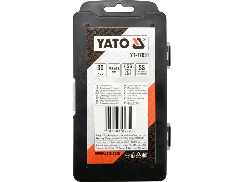 KIT REPARAT FILETE, YATO YT-17631 M5X0.8
