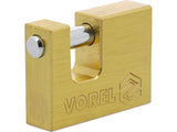 VOREL 77210 TÉGLALAP ALAKÚ RÉZ LAKAT 50MM 