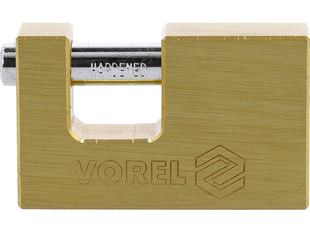 VOREL 77211 TÉGLALAP ALAKÚ RÉZ LAKAT 65MM 