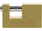 VOREL 77211 TÉGLALAP ALAKÚ RÉZ LAKAT 65MM 