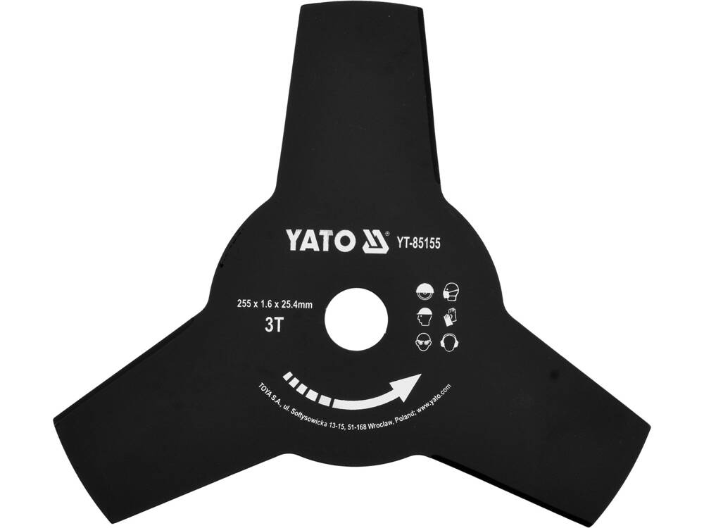 LAMA CU TREI YATO YT-85155 BRATE TRIMMER, 255MM, 25.4MM