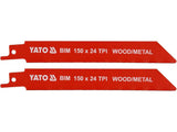 LAMA FIERASTRAU PENDULAR YATO YT-33932 150MM, 24TPI, 2 BUC