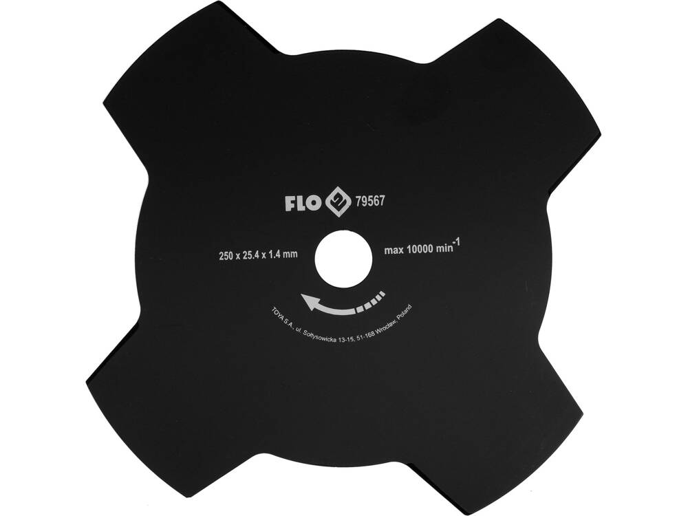 LAMA PENTRU MOTOCOASA FLO 79567 250MM / 25.4MM