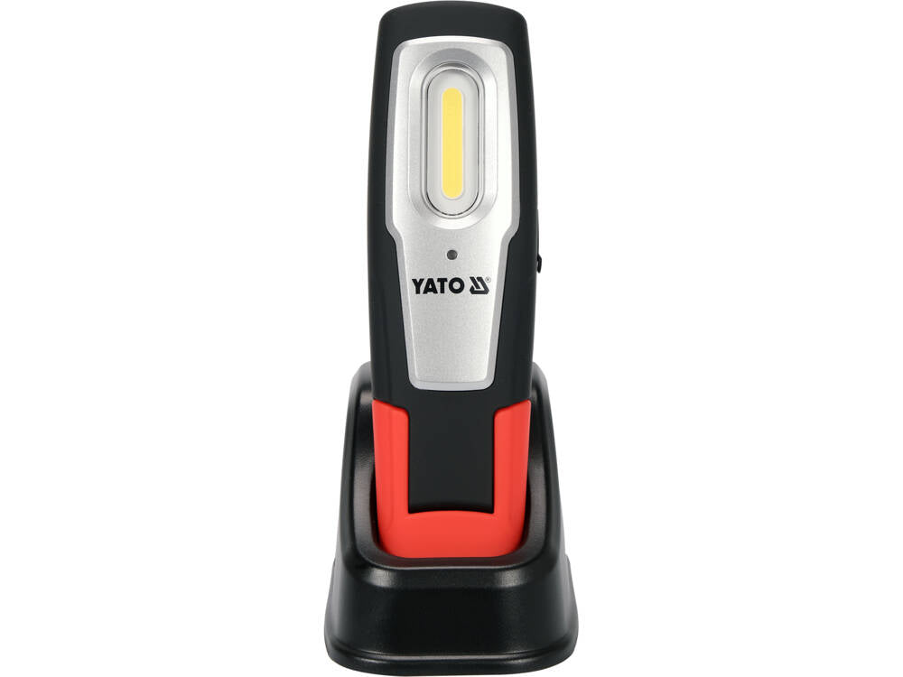 MŰHELYLÁMPA 6W YATO YT-08558 COB, 600LM + 250LM, LI-ION 3.7V 2600MAH, IK07, IP54 