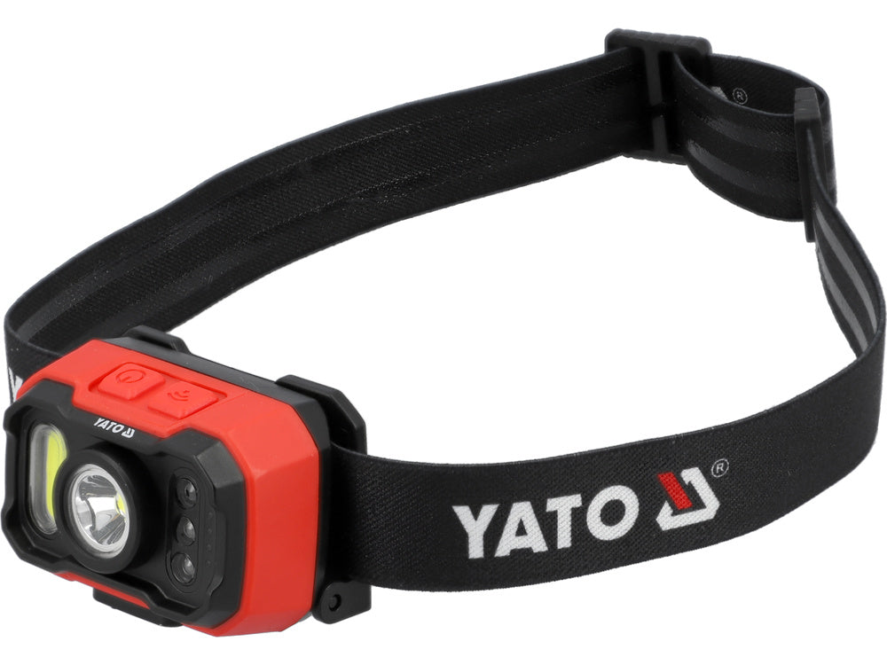 FEJLÁMPA YATO YT-085942 ELEMMEL 1000LM, MOZGÁSÉRZÉKELŐVEL 