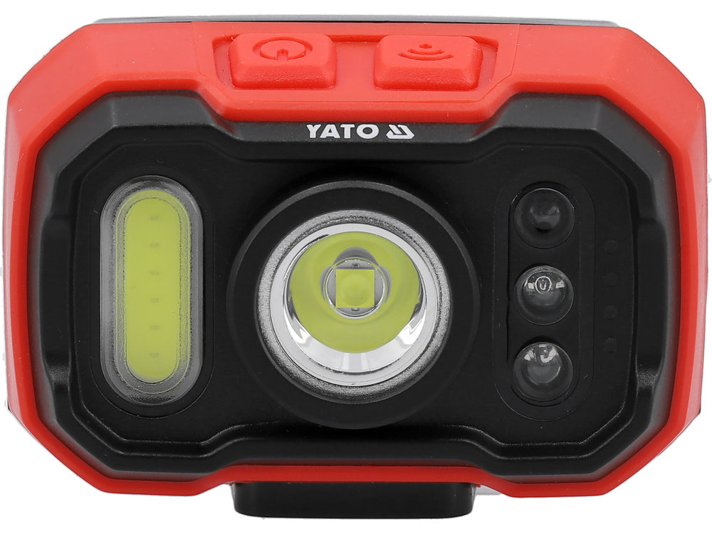 FEJLÁMPA YATO YT-085942 ELEMMEL 1000LM, MOZGÁSÉRZÉKELŐVEL 