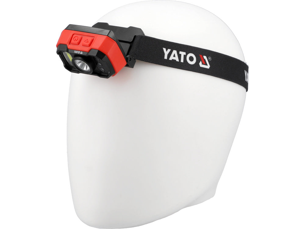 FEJLÁMPA YATO YT-085942 ELEMMEL 1000LM, MOZGÁSÉRZÉKELŐVEL 