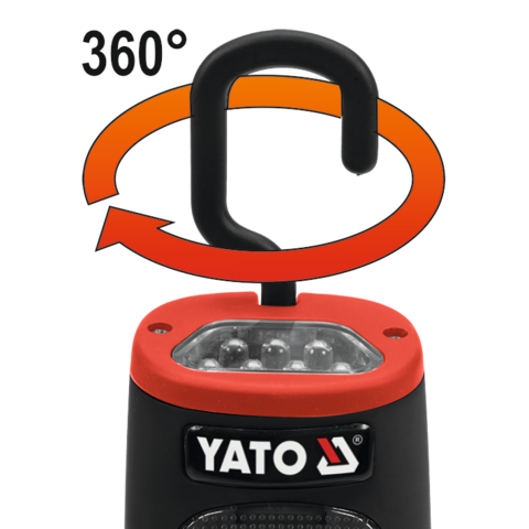 LED LÁMPA YATO YT-08507 AKKUMULÁTORRAL 140LM 