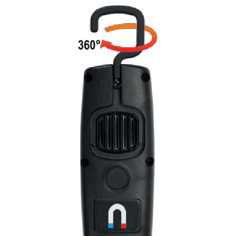LED LÁMPA YATO YT-08509 AKKUMULÁTORRAL, 5W, 400LM, LÍTIUM-ION 