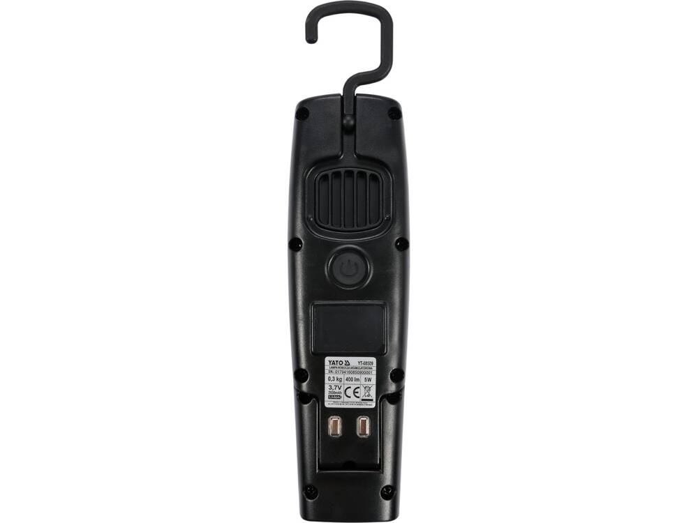 LED LÁMPA YATO YT-08509 AKKUMULÁTORRAL, 5W, 400LM, LÍTIUM-ION 