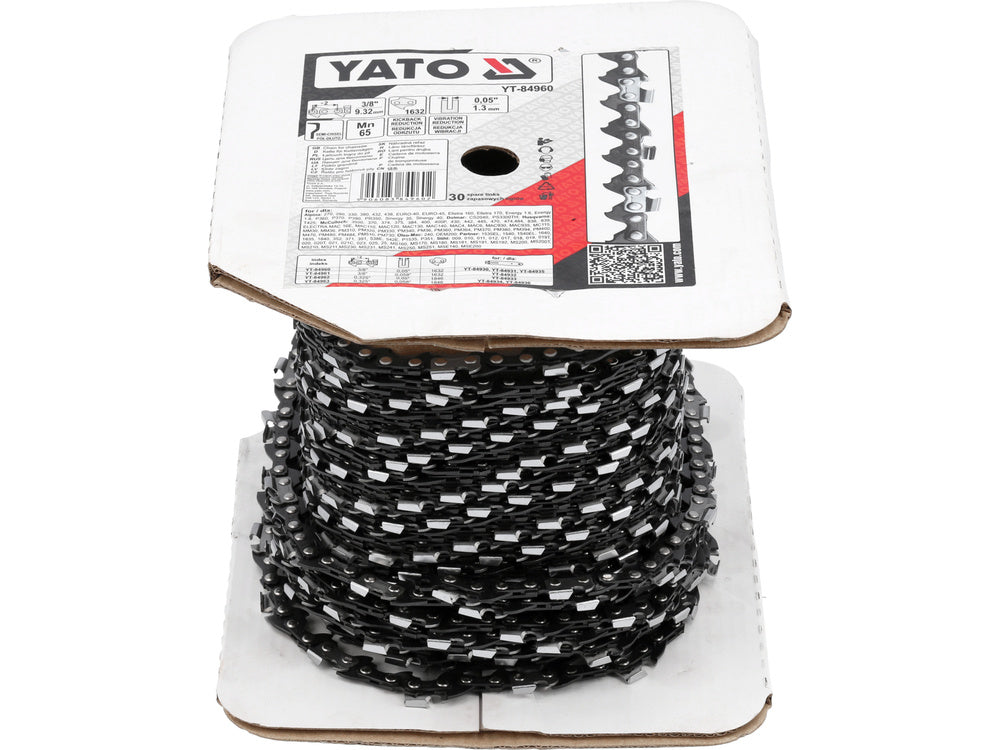 LÁNCFŰRÉSZ LÁNC, YATO YT-84960 1632 FOGÚ, 3/8, 1,3MM 