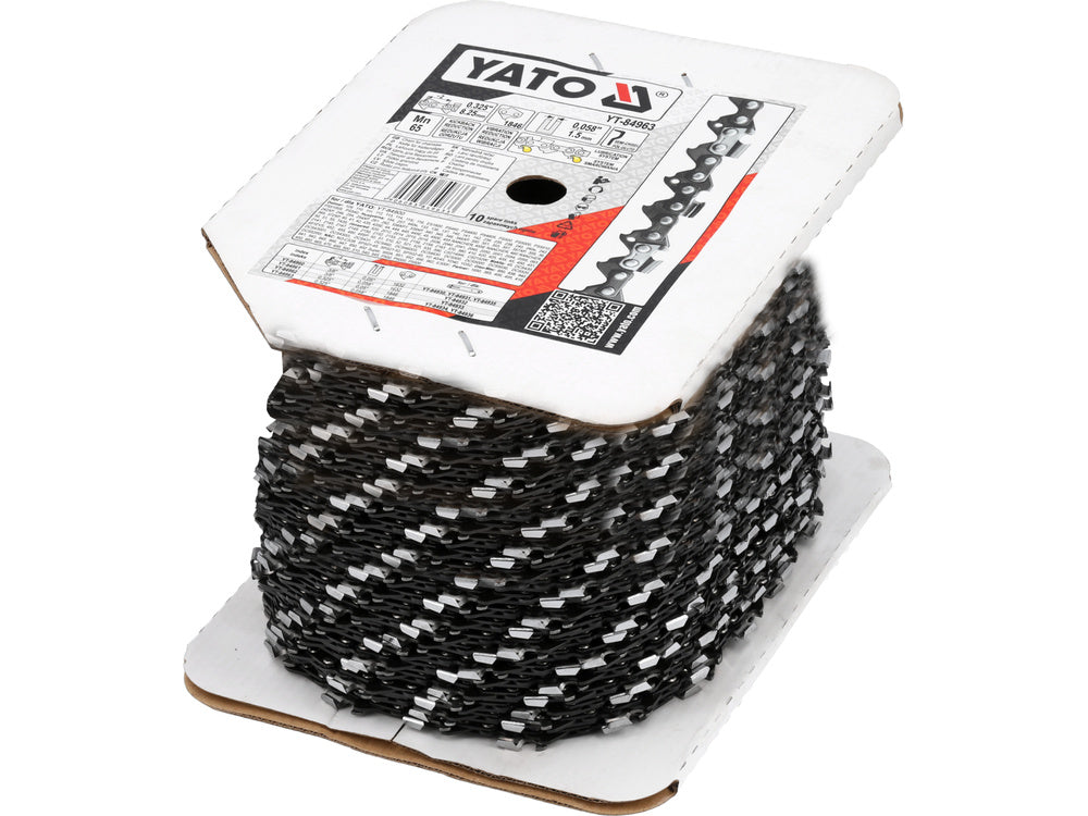 LÁNCFŰRÉSZ LÁNC, YATO YT-84963 1846 FOGÚ, 0,325, 1,5 MM 