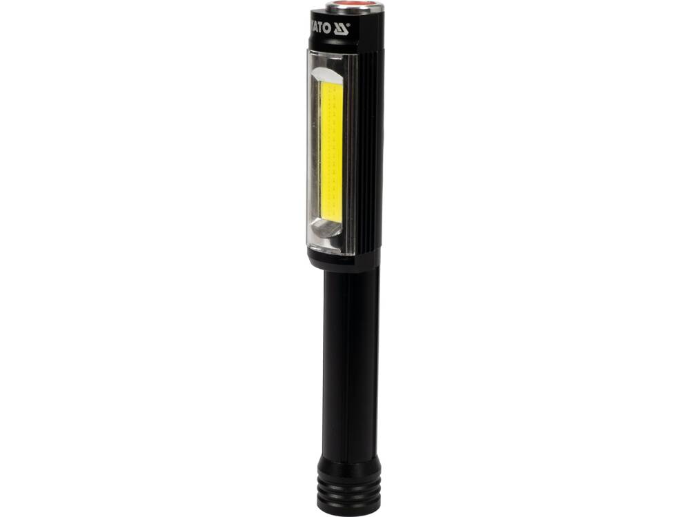 MŰHELYI ZSEBLÁMPA, 400LM YATO YT-08522 3AA, IP44, COB LED 
