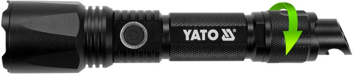ELEMES ZSEBLÁMPA, YATO YT-08559 10W 900LM, IP64, 3.7V 
