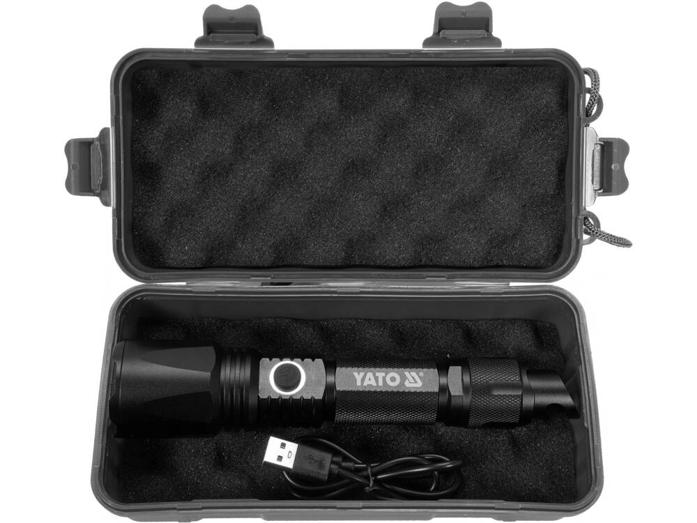 ELEMES ZSEBLÁMPA, YATO YT-08559 10W 900LM, IP64, 3.7V 