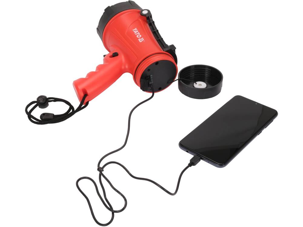 ELEMES ZSEBLÁMPA, YATO YT-08551 15W, 1200LM, IP68, 3.7V 