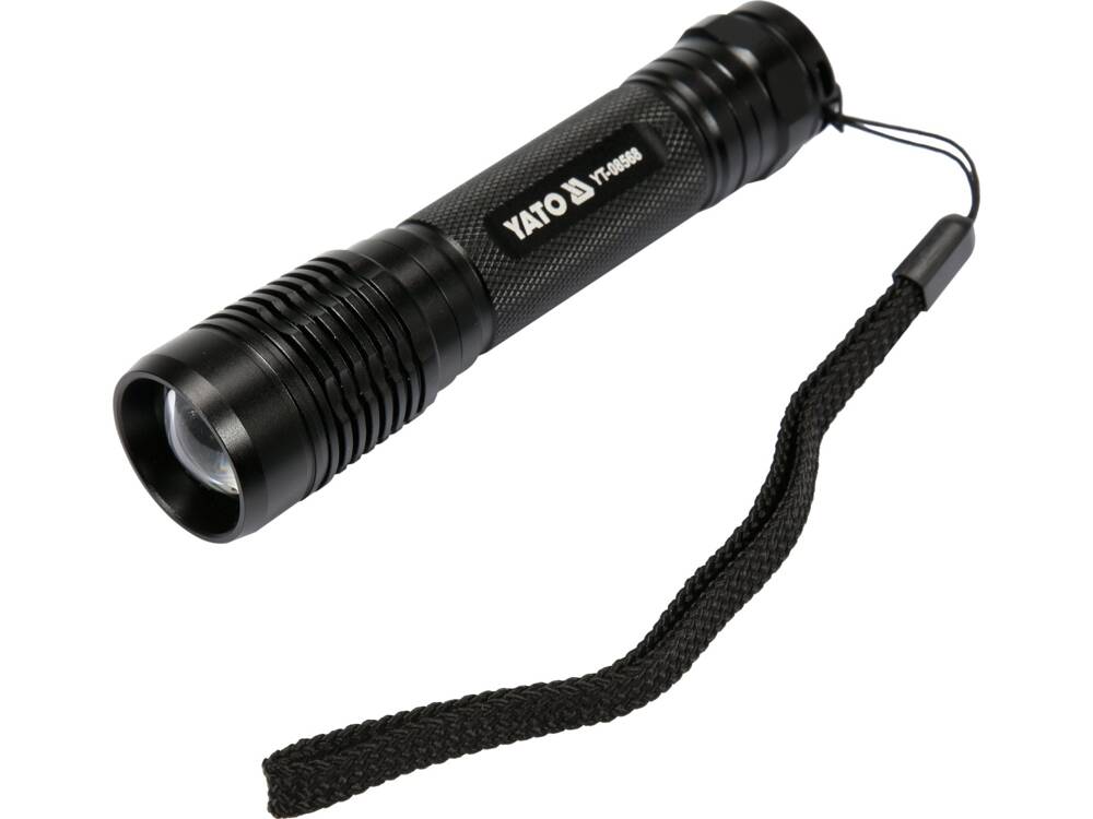 AKKUMULÁTOROS ZSEBLÁMPA, YATO YT-08568 500LM, 2200MAH, USB 