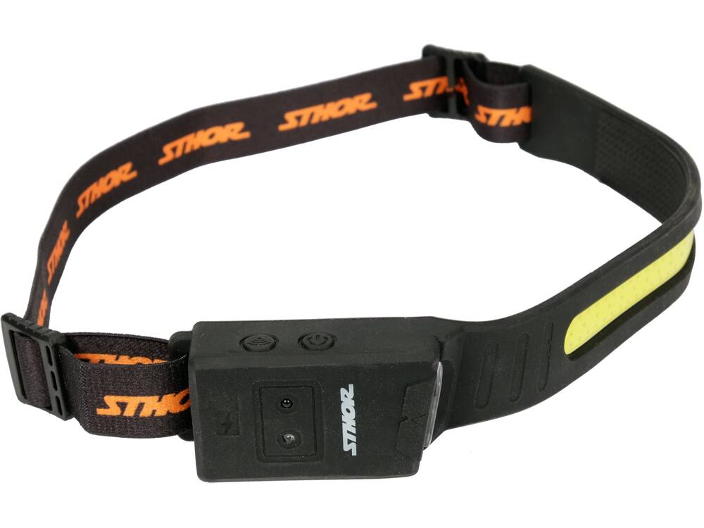 FEJLÁMPA 430LM, STHOR 88680 MOZGÁSÉRZÉKELŐ, PO-LI 1200MAH, IP44 