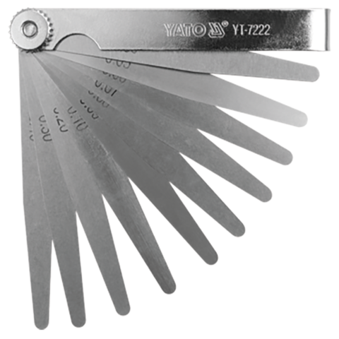 LERA SPIONX 100 mm, YATO YT-7220 0,02-1 mm 