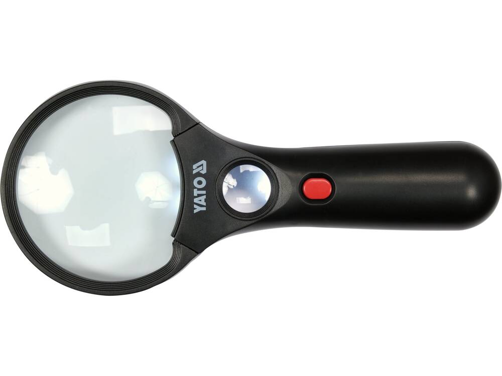 YATO YT-73845 KETTŐS LENCSE NAGYÍTÓ 3,5X/45X, LED VILÁGÍTÁSSAL 