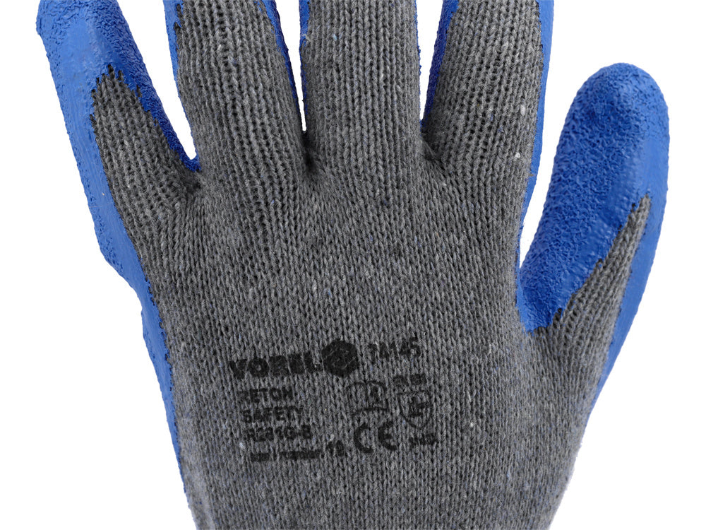 MANUSI CU PROTECTIE VOREL 74145 LATEX (12 PERECHI)
