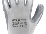 MANUSI DE LUCRU YATO YT-7474 CAUCIUCATE, MARIMEA 10