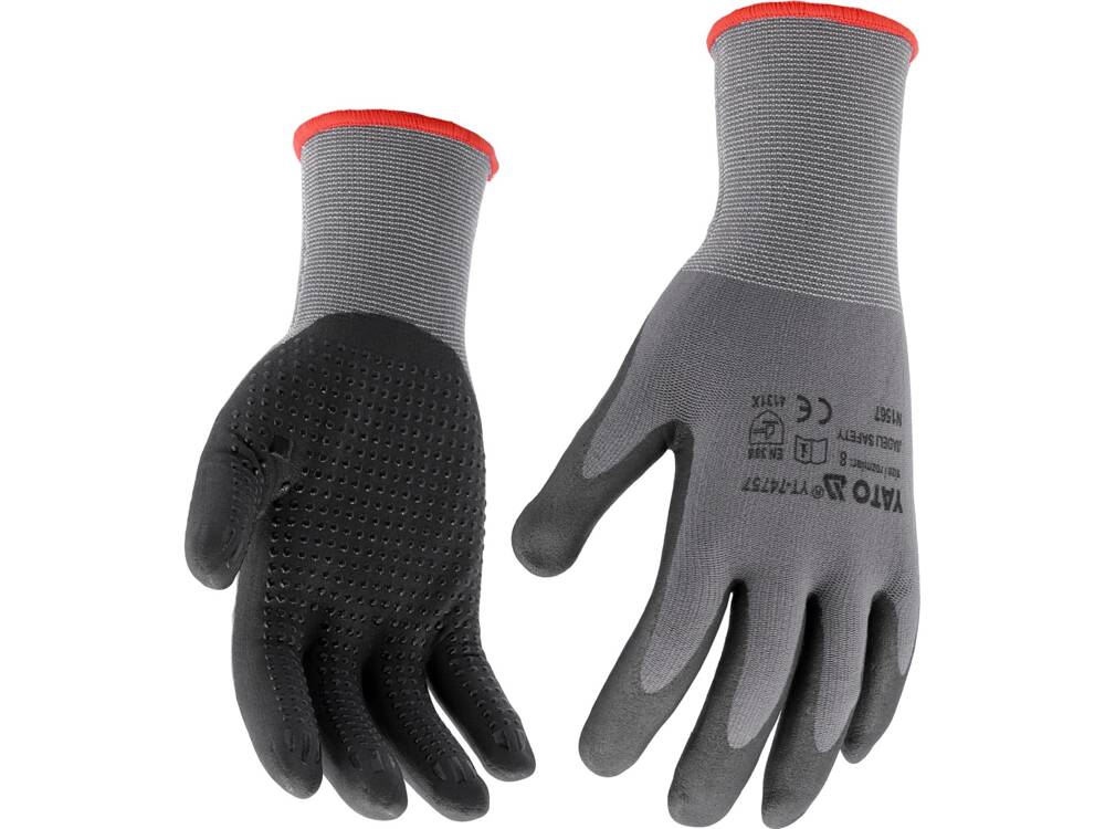 MANUSI DE PROTECTIE YATO YT-74759 DE NYLON, MARIMEA 10
