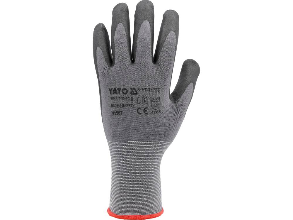 MANUSI DE PROTECTIE YATO YT-74757 DE NYLON, MARIMEA 8