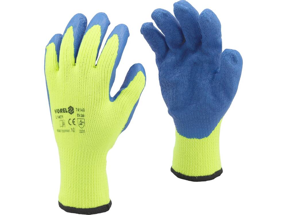 MANUSI DE PROTECTIE VOREL 74149 GCLA0510, GALBEN