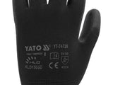 MANUSI DE PROTECTIE, YATO YT-74728 NYLON, NEGRU, MARIMEA 8