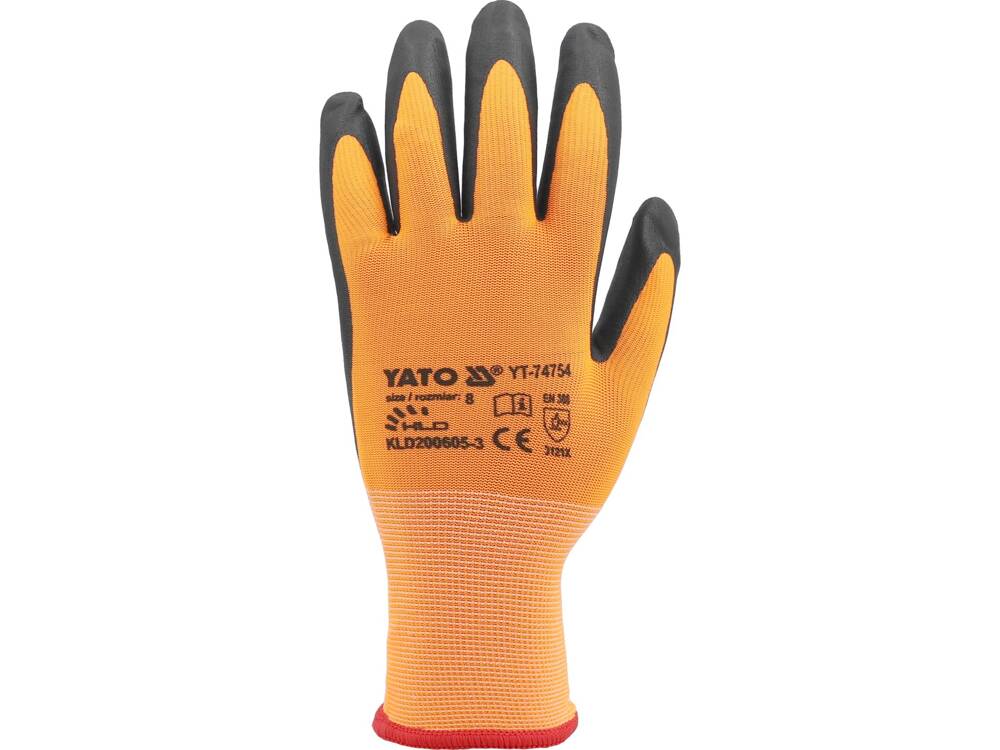 MANUSI PROTECTIE NYLON+NITRIL, YATO YT-74756 10