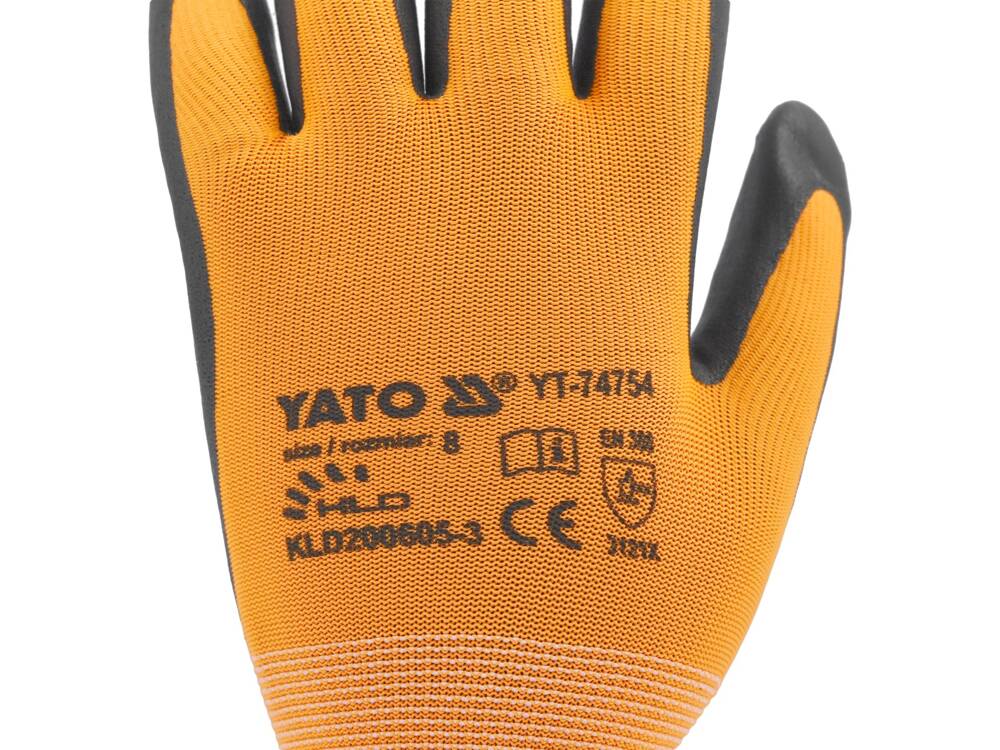 MANUSI PROTECTIE NYLON+NITRIL, YATO YT-74756 10