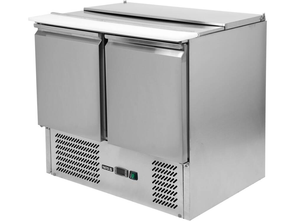 YATO YG-05262 SALÁTA HŰTŐASZTAL, 2 AJTÓVAL ÉS FEDÉLLEL, 240L 