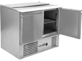 YATO YG-05262 SALÁTA HŰTŐASZTAL, 2 AJTÓVAL ÉS FEDÉLLEL, 240L 