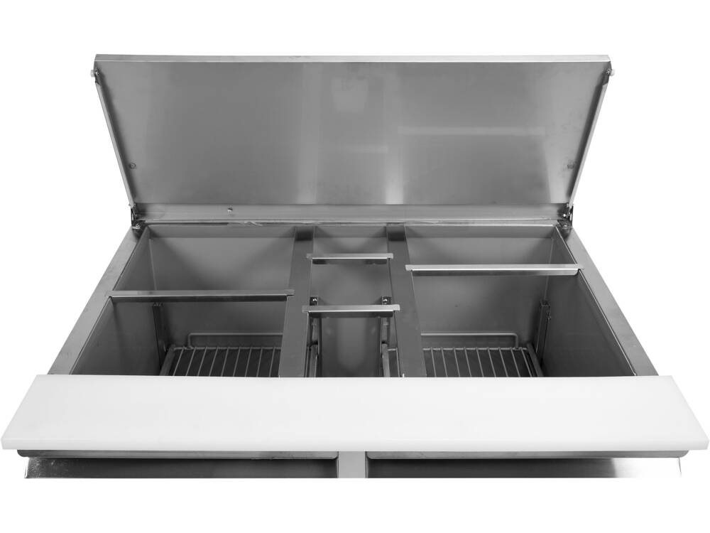 YATO YG-05262 SALÁTA HŰTŐASZTAL, 2 AJTÓVAL ÉS FEDÉLLEL, 240L 