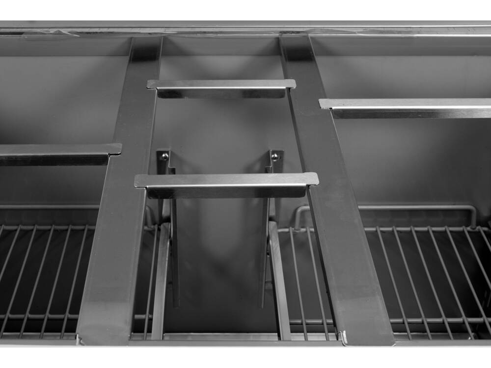 YATO YG-05262 SALÁTA HŰTŐASZTAL, 2 AJTÓVAL ÉS FEDÉLLEL, 240L 
