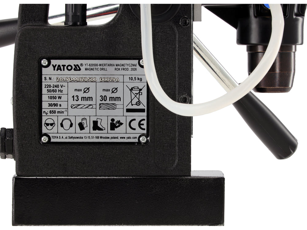 Masina de gaurit cu talpa magnetica YATO YT-820500, 900 W - imagine 9