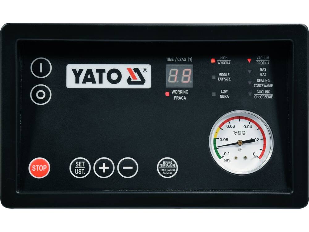 YATO YG-09307 VÁKUUMGÉP KÉTKAMRÁVAL 450X600X160MM 